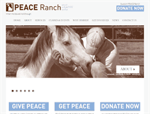 Tablet Screenshot of peaceranchtc.com